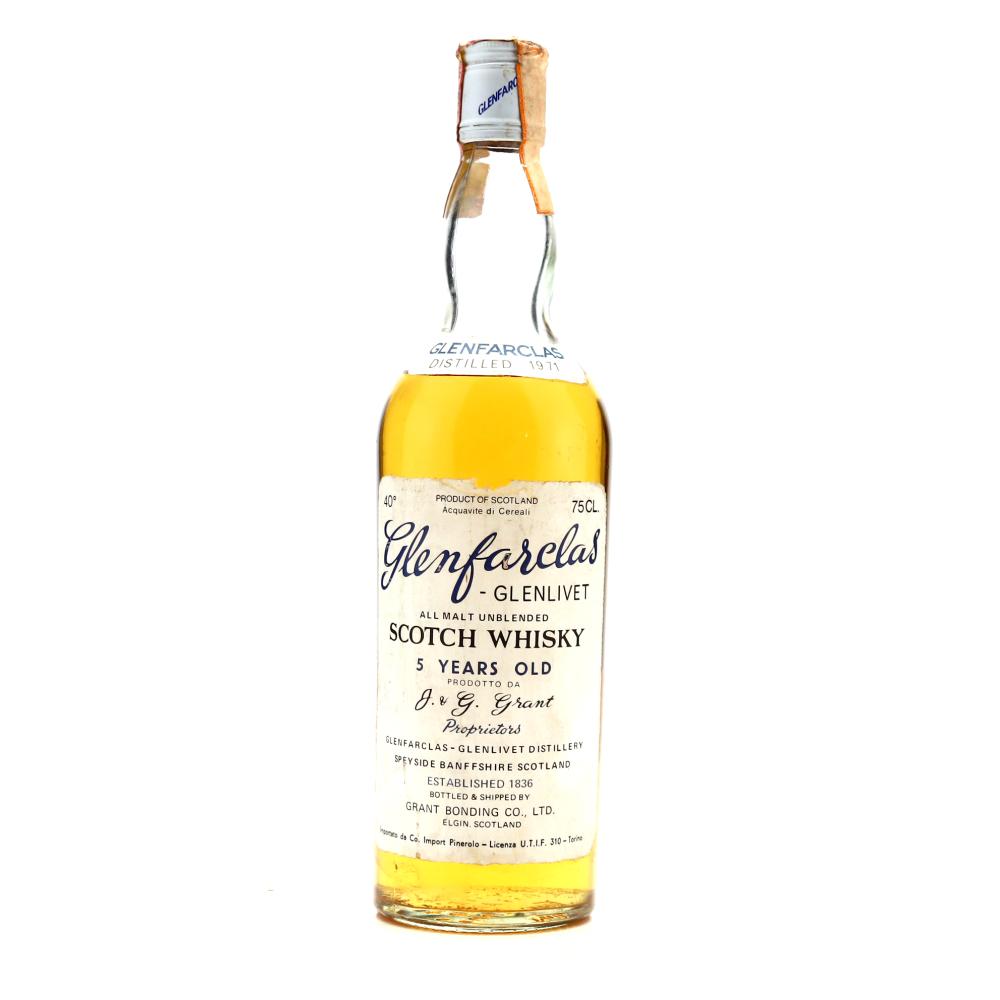Glenfarclas 1971 Grant Bonding Co 5 Year Old / Edward and Edward