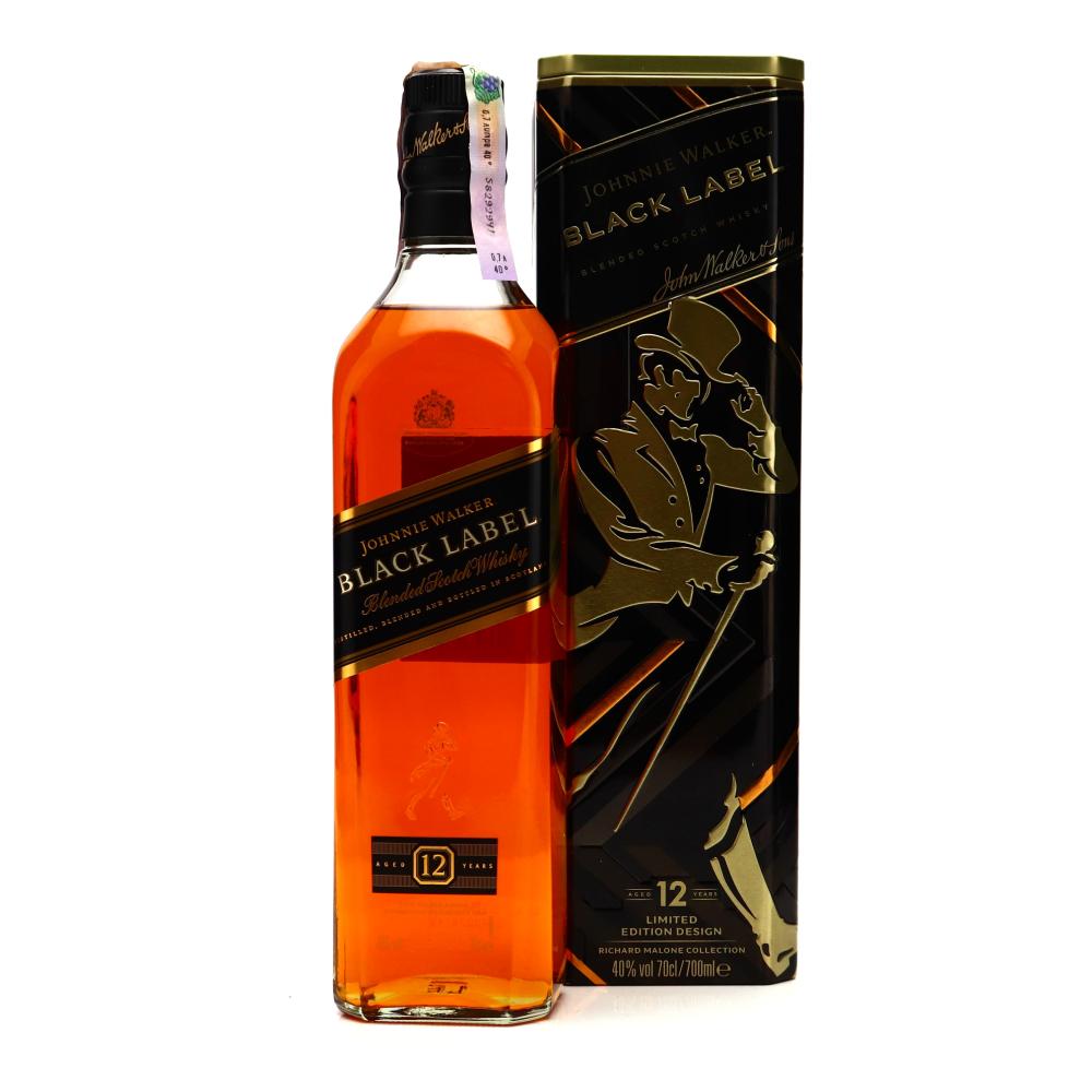 Johnnie Walker Black Label 12 Year Old Richard Malone Collection