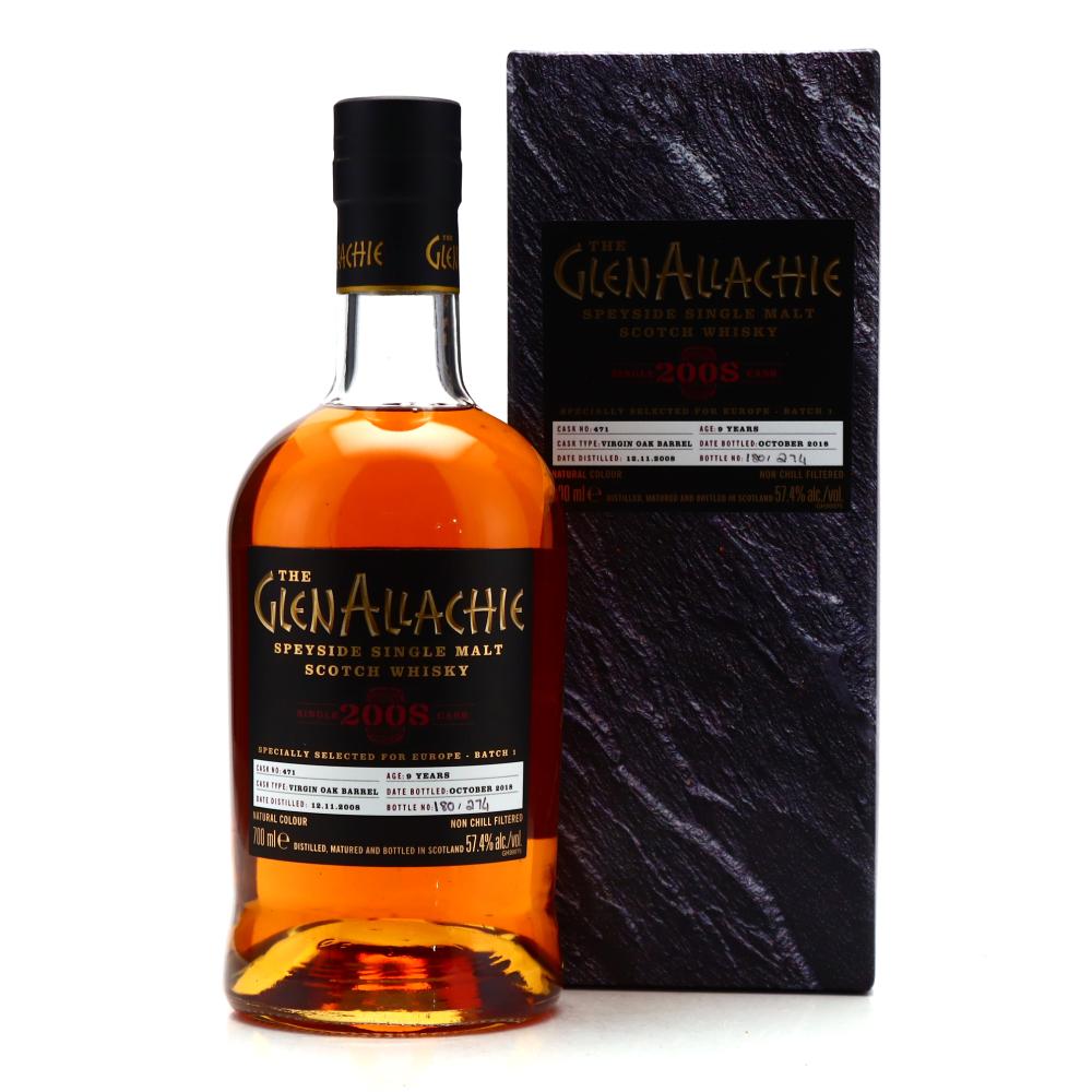 Glenallachie 2008 Single Virgin Cask 9 Year Old #471 / Europe Batch 1