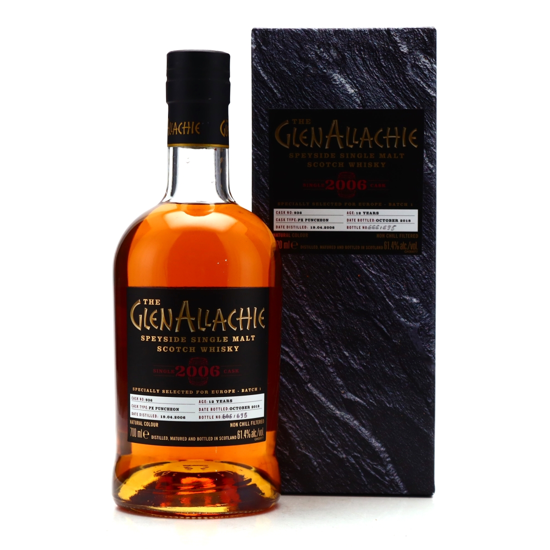 Glenallachie 2006 Single PX Cask 12 Year Old #936 / Europe Batch 1