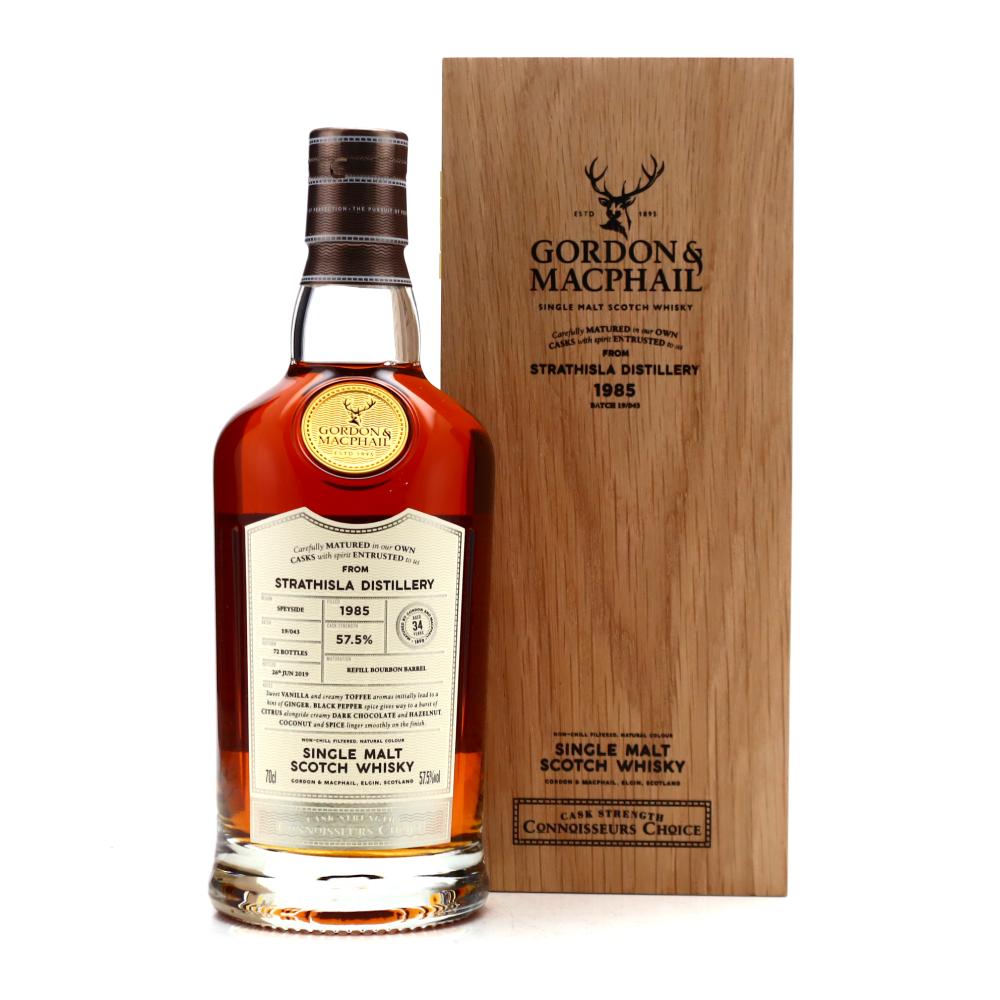 Strathisla 1985 Gordon and MacPhail 34 Year Old Batch #19/043