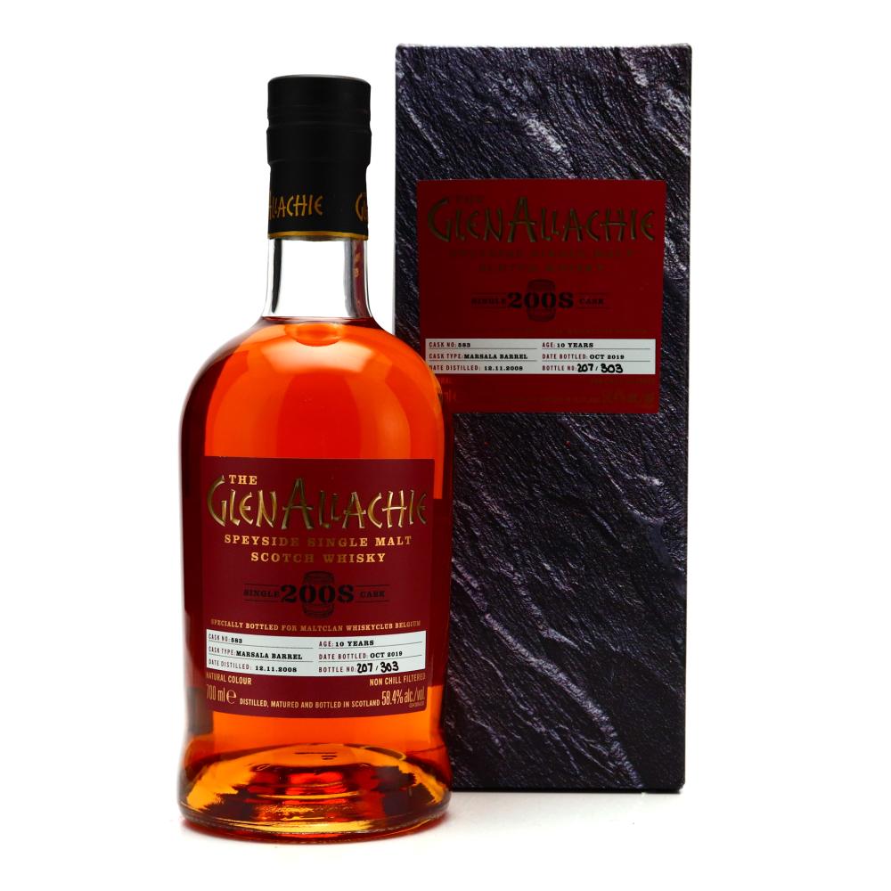 Glenallachie 2008 Hand Filled 10 Year Old Cask #583/ Marsala