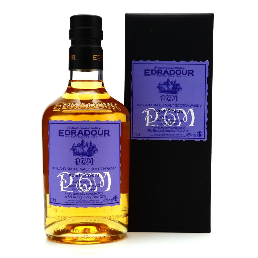 Edradour 2003 PTM Single Cask 12 Year Old / Belux Signatory Tour 2015