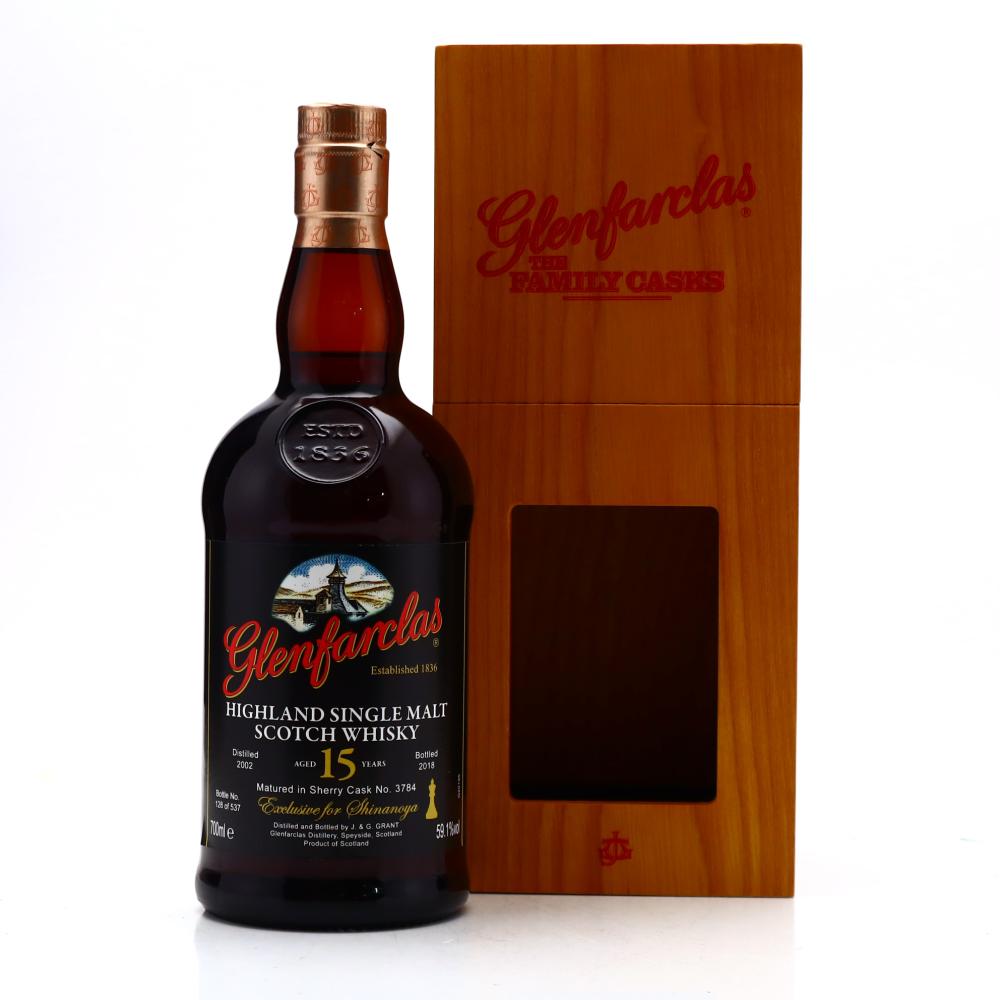 Glenfarclas 2002 Single Sherry Cask 15 Year Old #3784 / Shinanoya