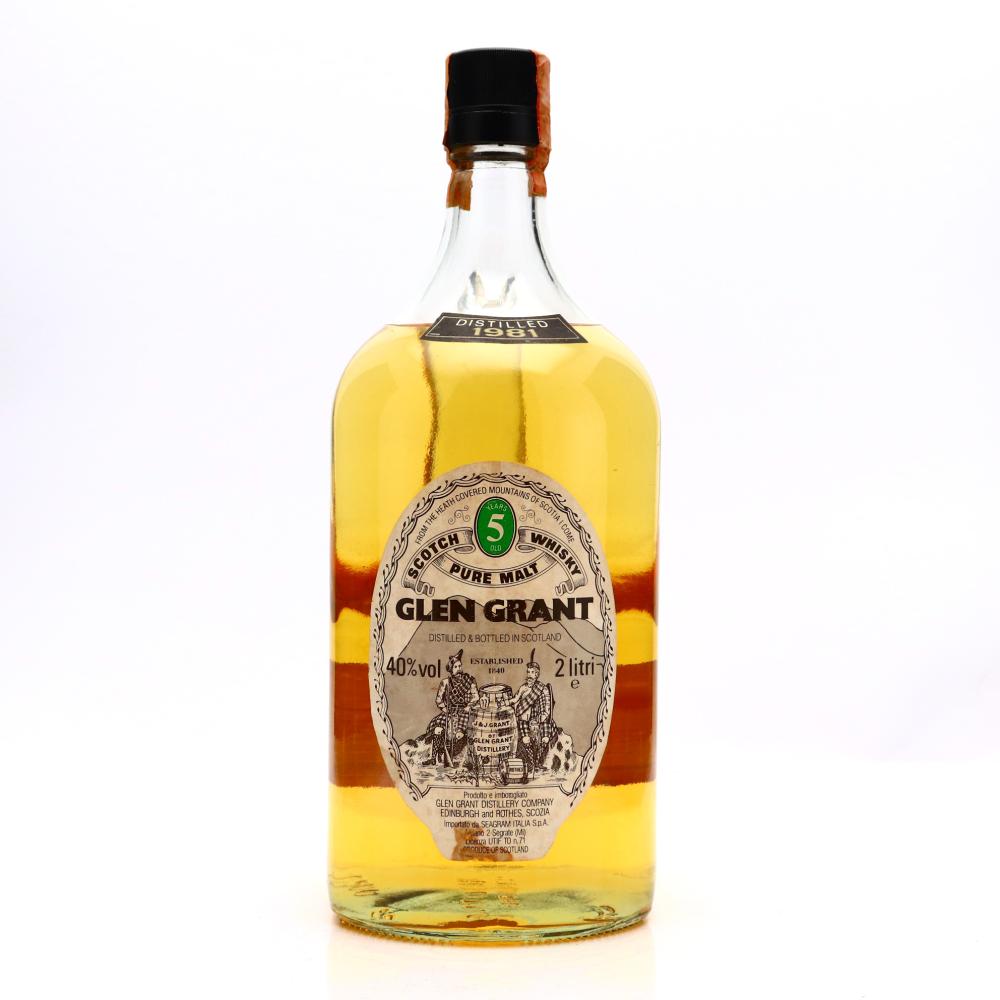 Glen Grant 1981 5 Year Old 2 Litre / Seagram Italia Import