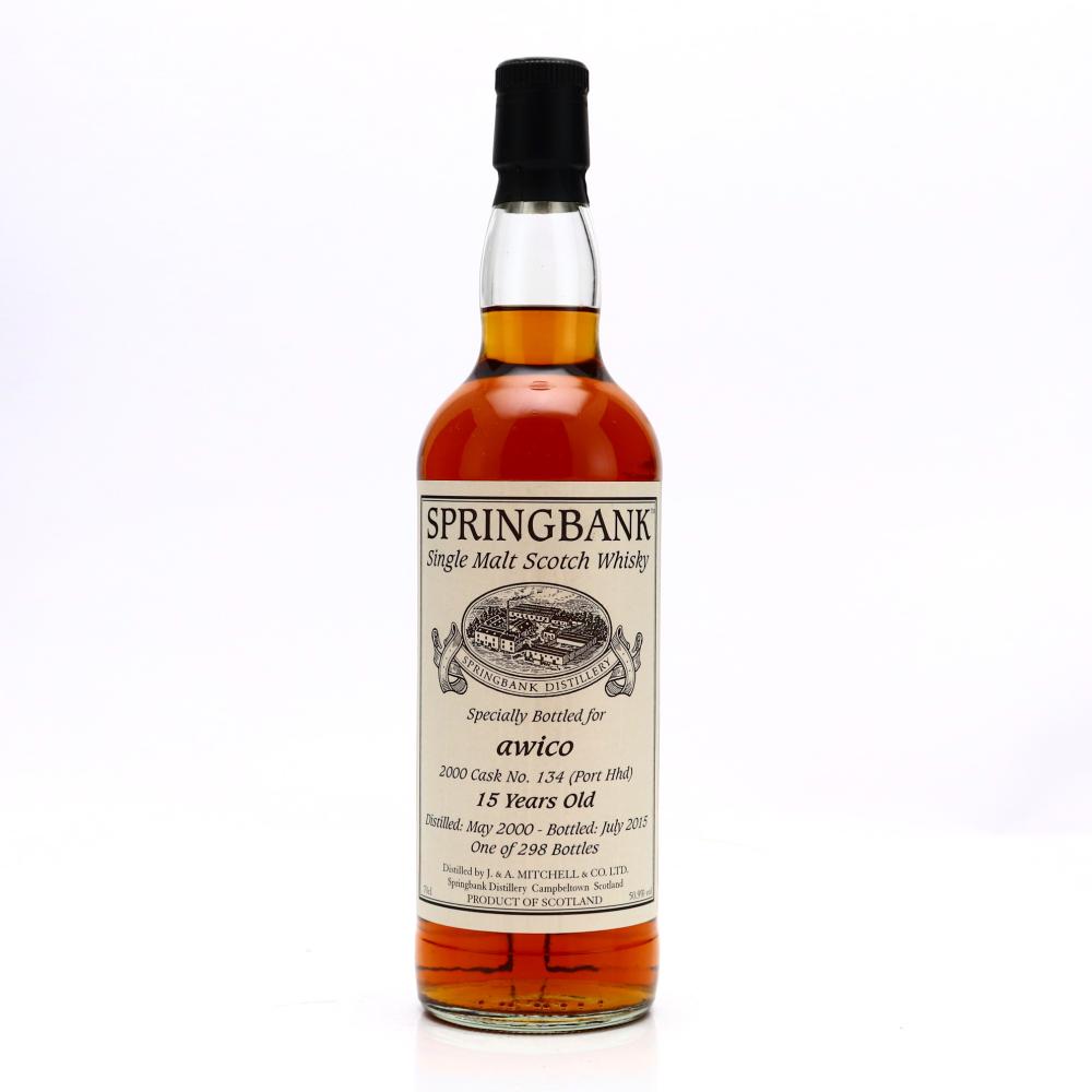 Springbank 2000 Private Port Cask 15 Year Old #134 / Awico 