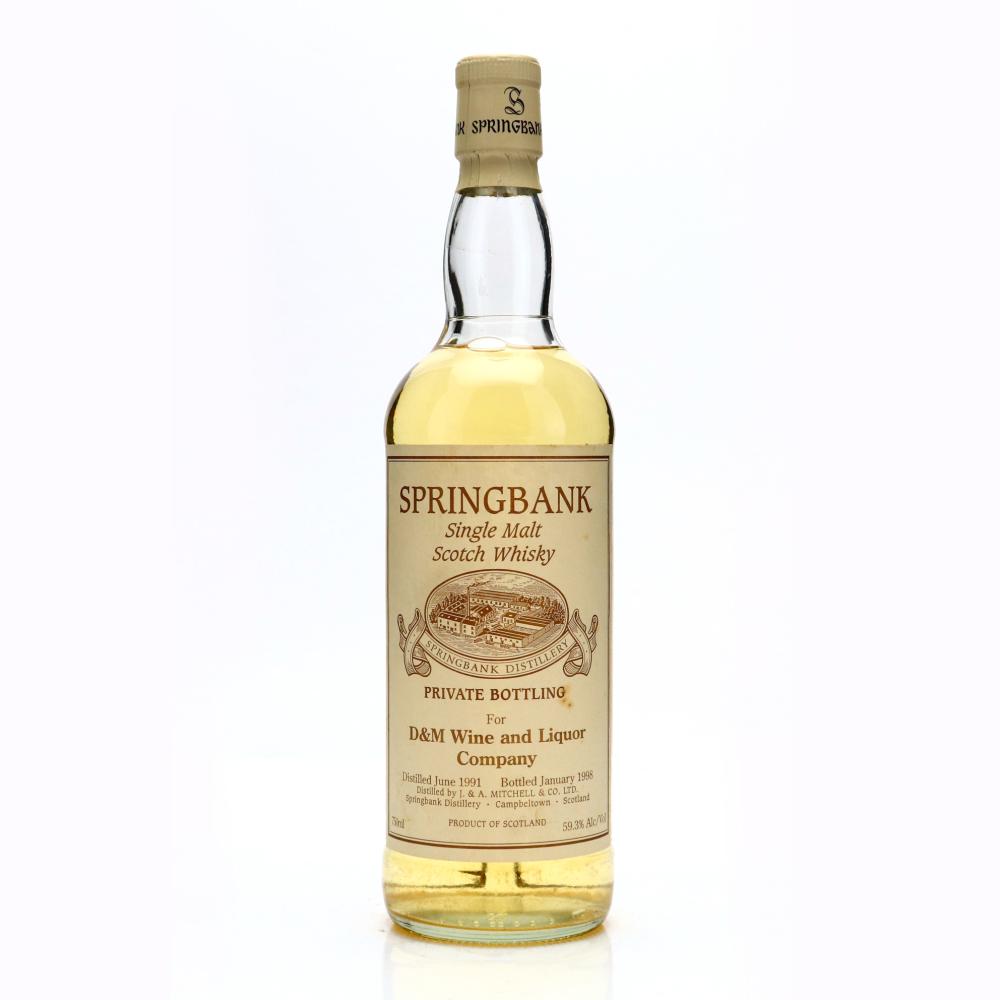 Springbank 1991 Private Cask 75cl / D&M