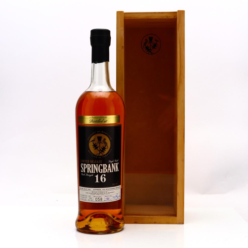 Springbank 1990 Lark Tasmania 16 Year Old / 75cl