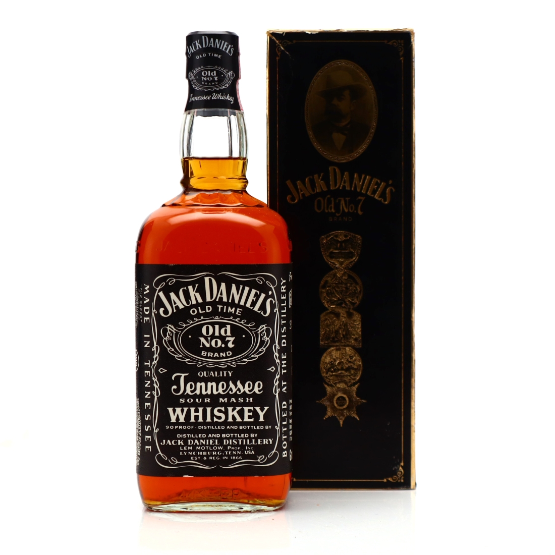 Jack Daniel's Old No.7 Brand 90 Proof 1 Litre 1985