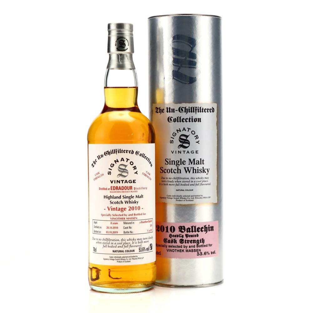 Edradour 2010 Signatory Vintage 8 Year Old / Vinothek Massen