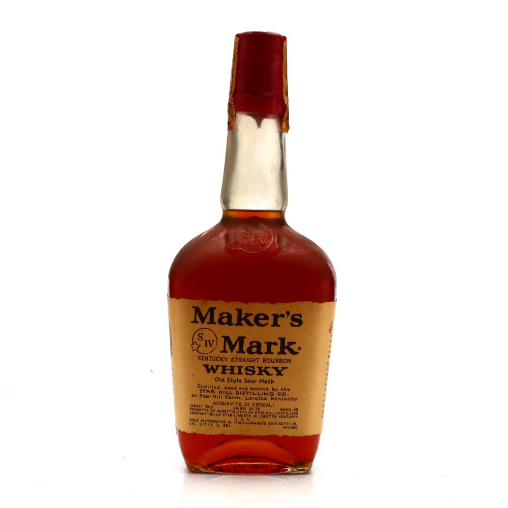 Maker's Mark Kentucky Straight Bourbon 1986 / Giovinetti Import