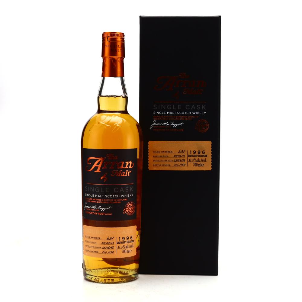 Arran 1996 Single Bourbon Cask #637 / Distillery Shop