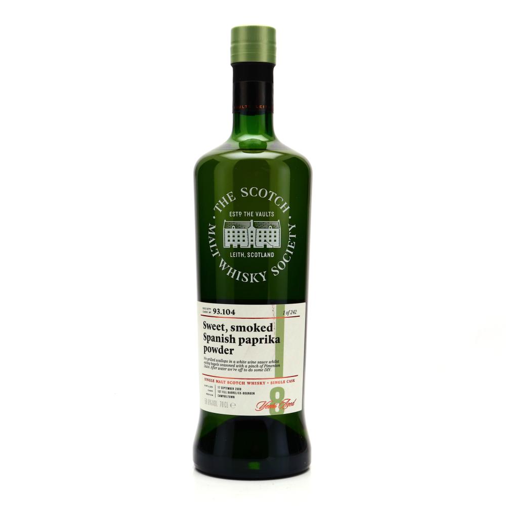 Glen Scotia 2009 SMWS 8 Year Old 93.104
