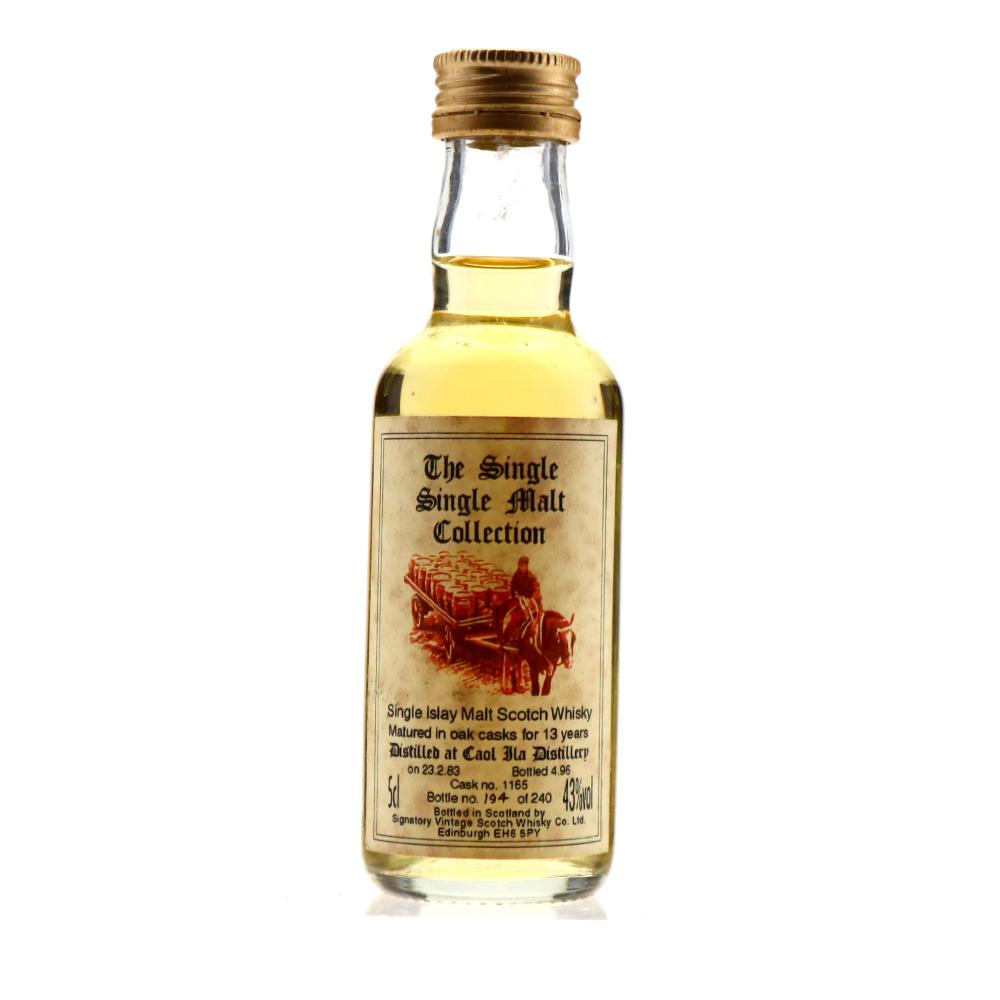 Caol Ila 1983 Signatory Vintage 13 Year Old Miniature 