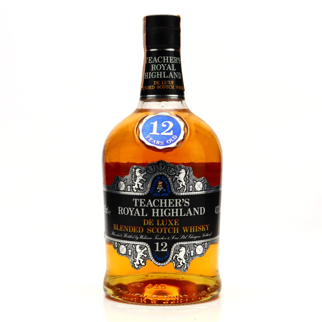 Teacher's Royal Highland 12 Year Old Whisky | Whisky Auctioneer