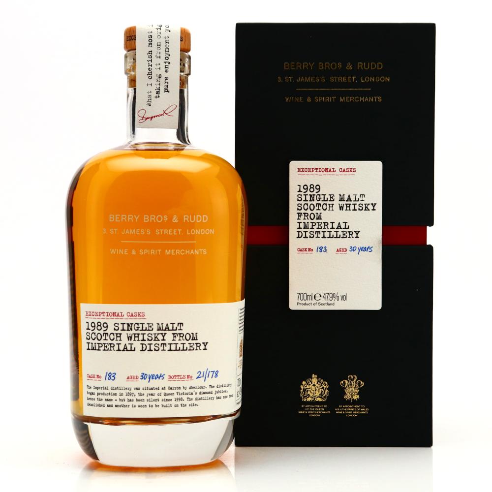 Imperial 1989 Berry Brothers and Rudd 30 Year Old