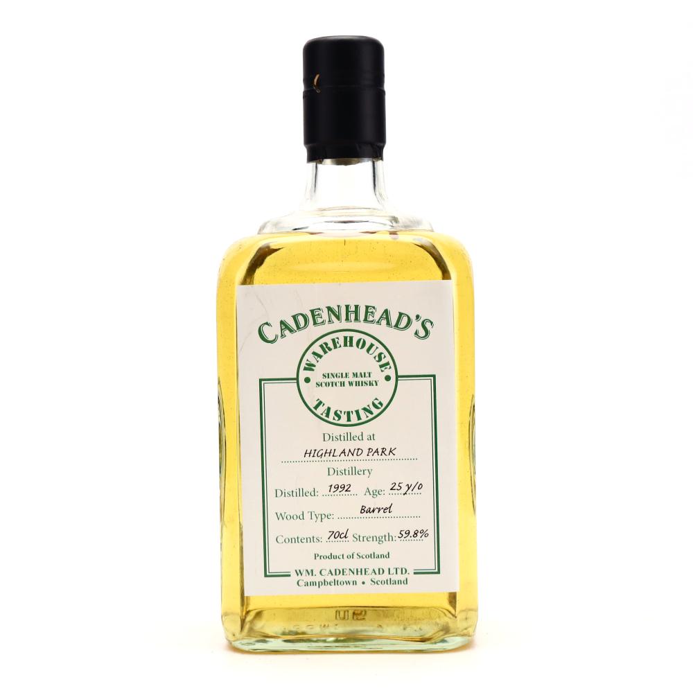 Highland Park 1992 Cadenhead's 25 Year Old Warehouse Tasting