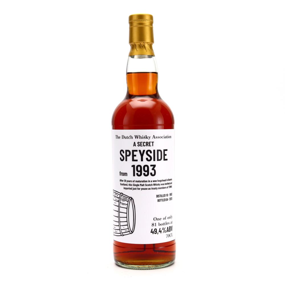 Speyside Single Malt 1993 Dutch Whisky Association 26 Year Old