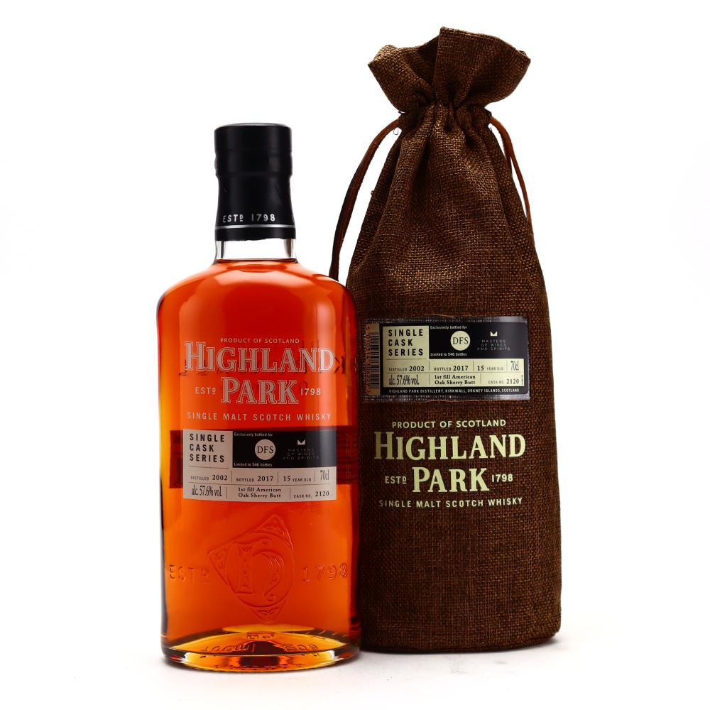 Highland Park 2002 Single Cask 15 Year Old #2120 / DFS