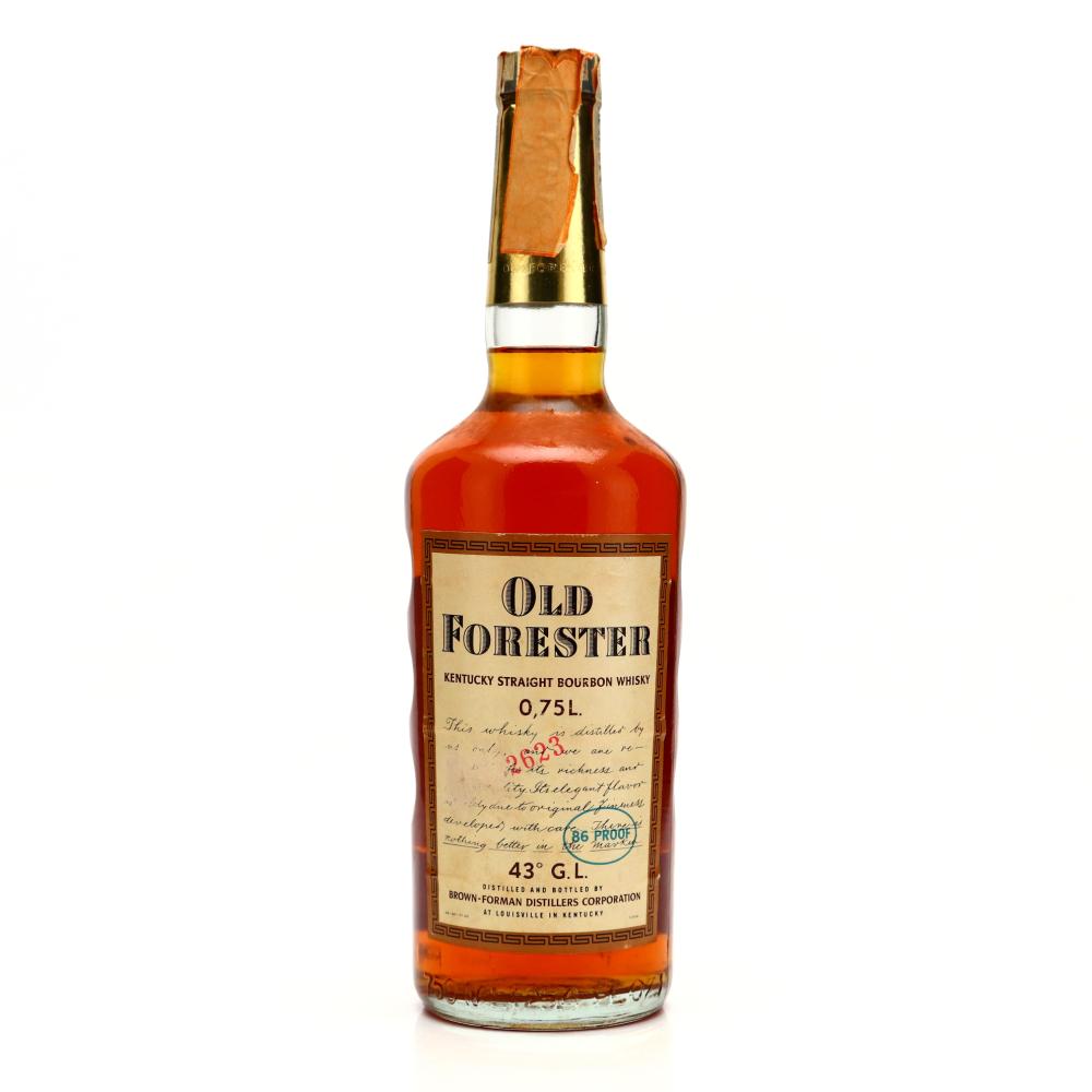 Old Forester Kentucky Straight Bourbon 86 Proof 1977