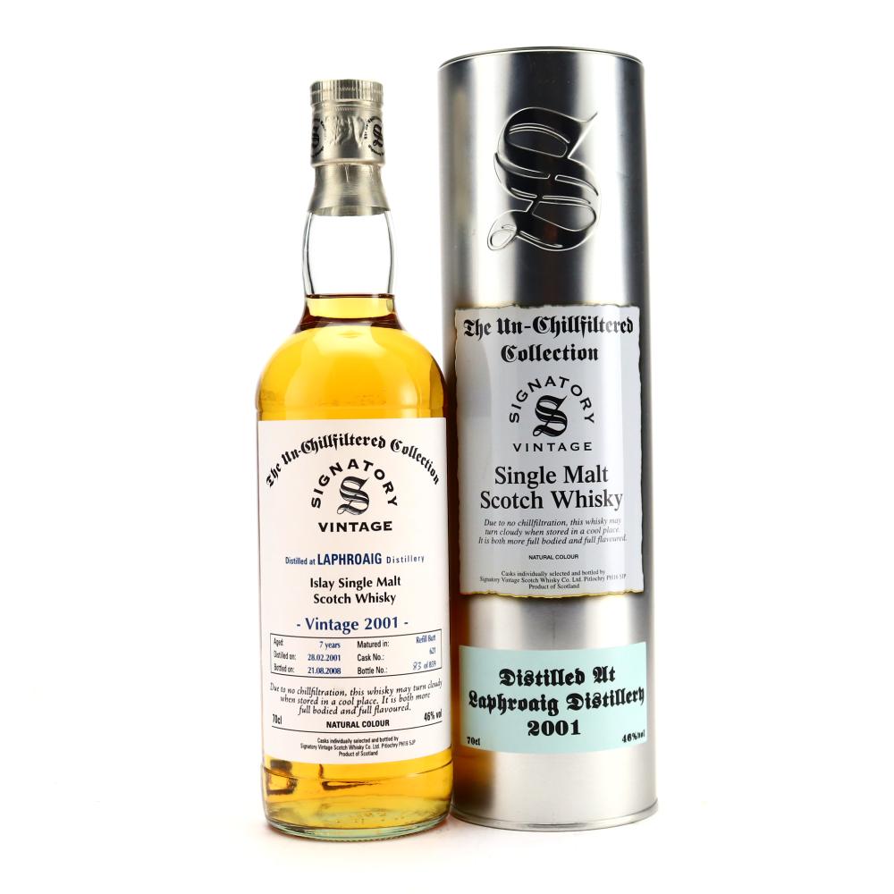 Laphroaig 2001 Signatory Vintage 7 Year Old