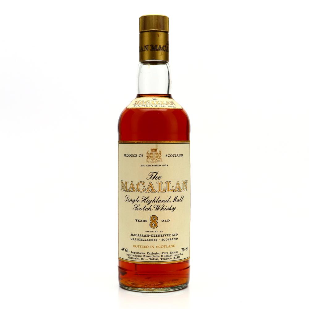 Macallan 8 Year Old early 1980s / Spanish Import