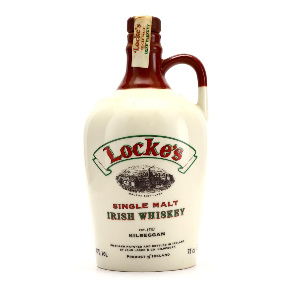 Locke's Single Malt Irish Whisky Decanter 1980s