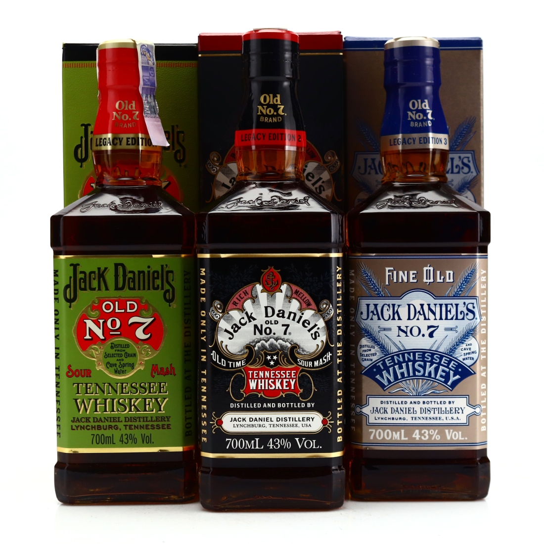 Jack Daniel's Old No.7 Legacy Edition 1-3 