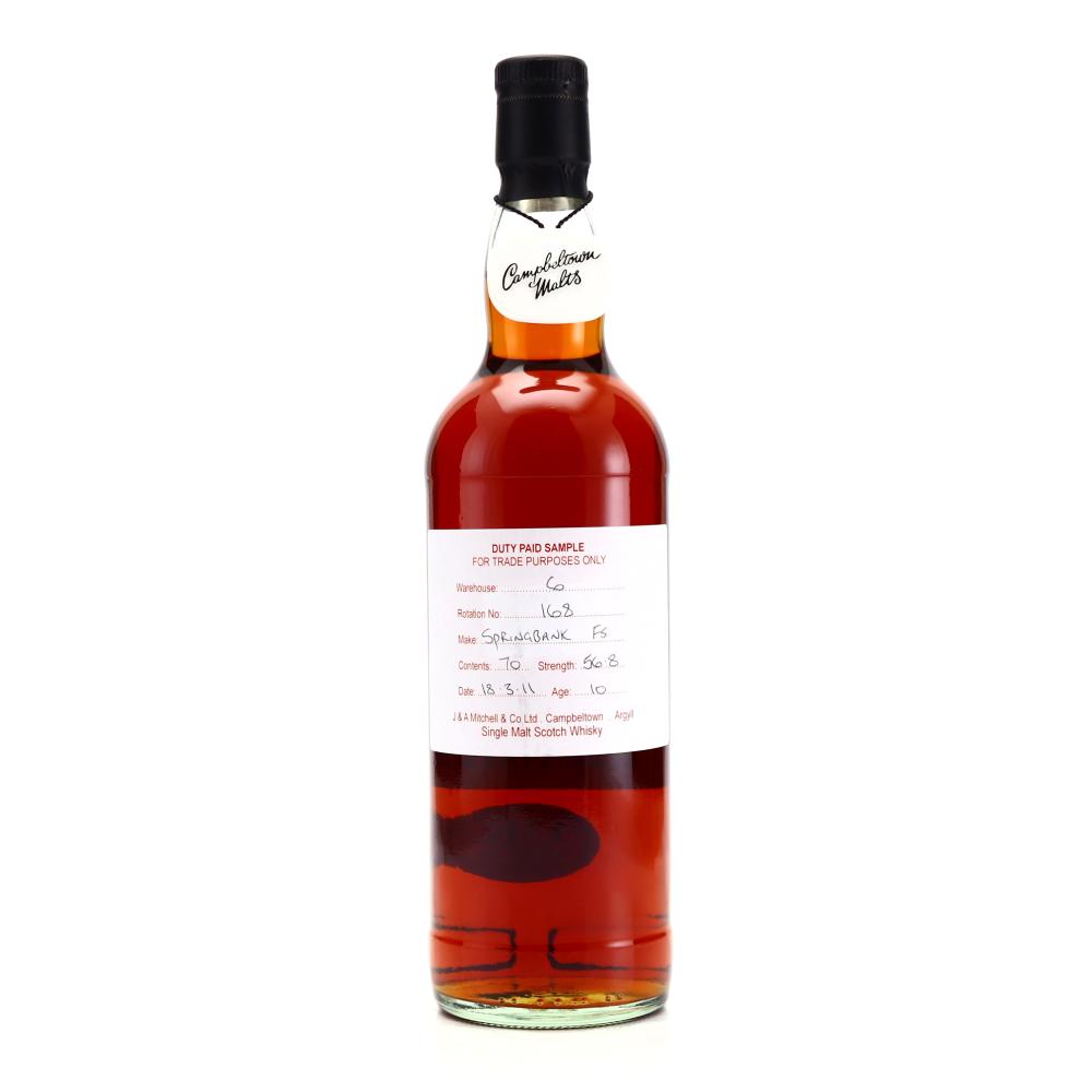 Springbank 2011 Duty Paid Sample 10 Year Old / Fresh Sherry 