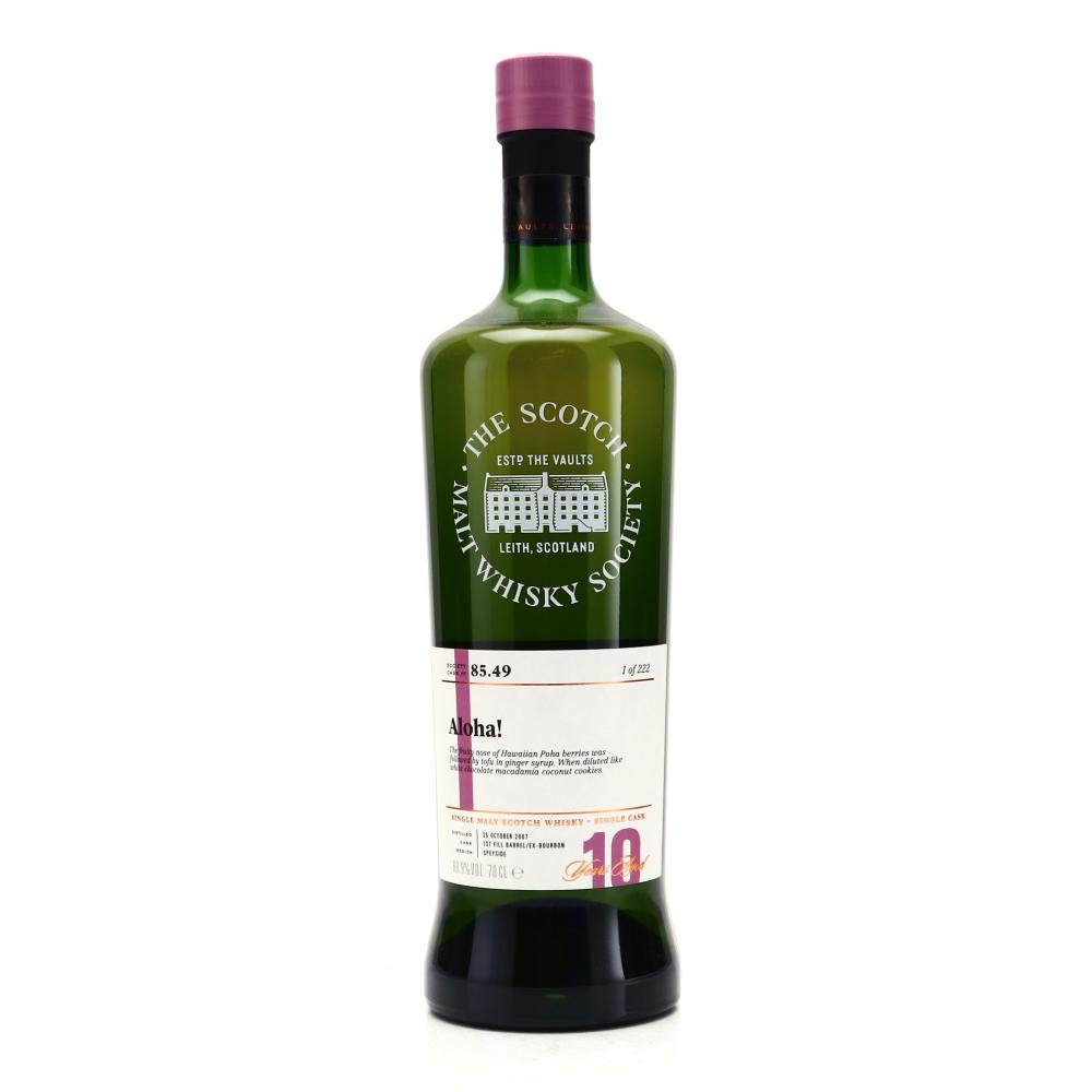 Glen Elgin 2007 SMWS 10 Year Old 85.49