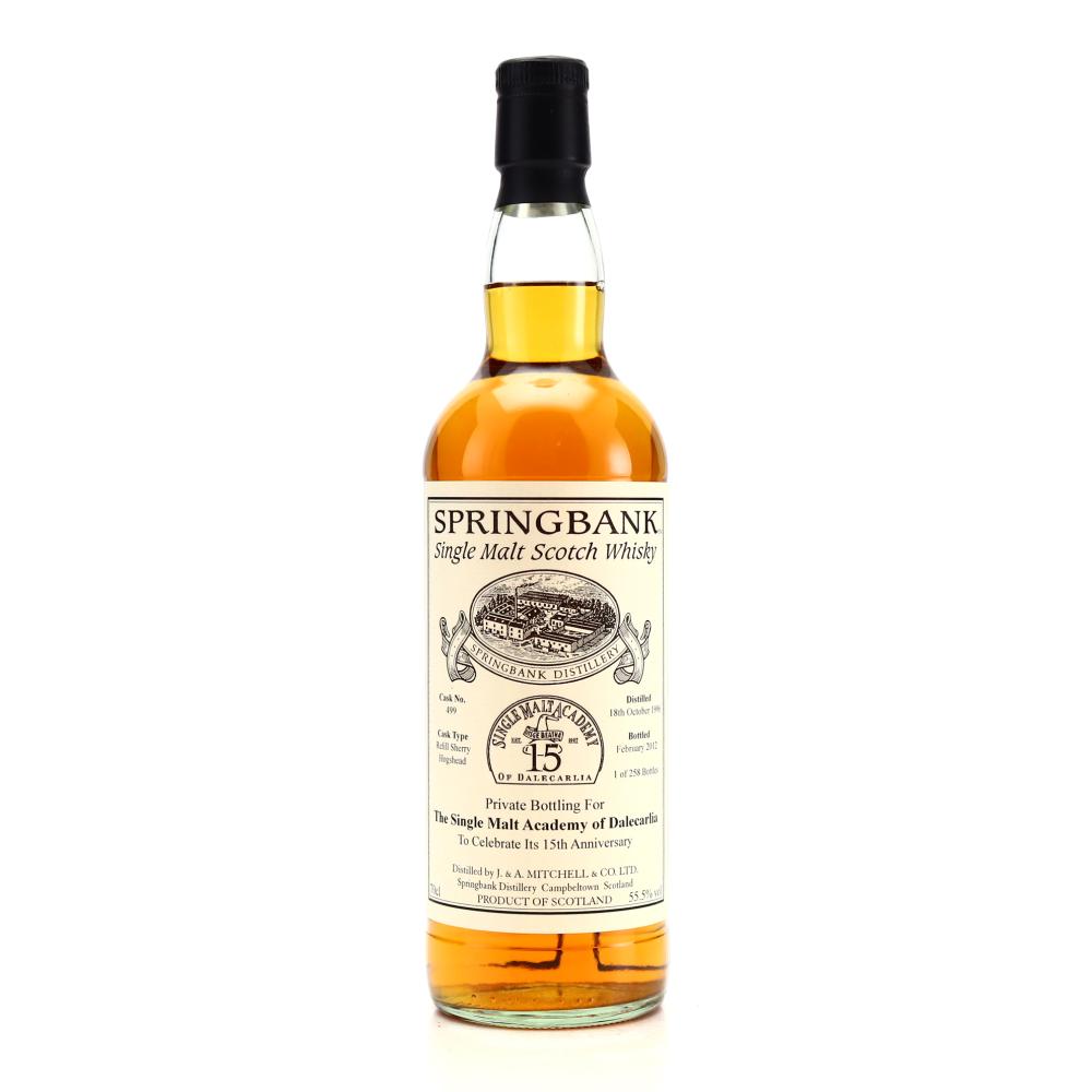 Springbank 1996 Private Refill Sherry Cask #499 / Single Malt Academy of Dalecarlia