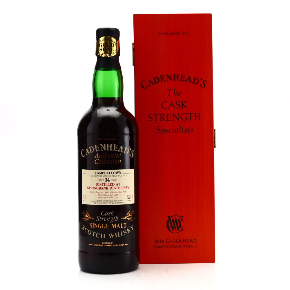 Springbank 1964 Cadenhead's 34 Year Old Sherry Wood