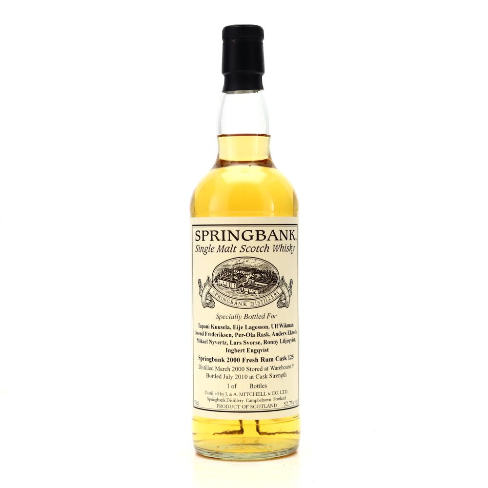 Springbank 2000 Private Rum Cask #125 / Various