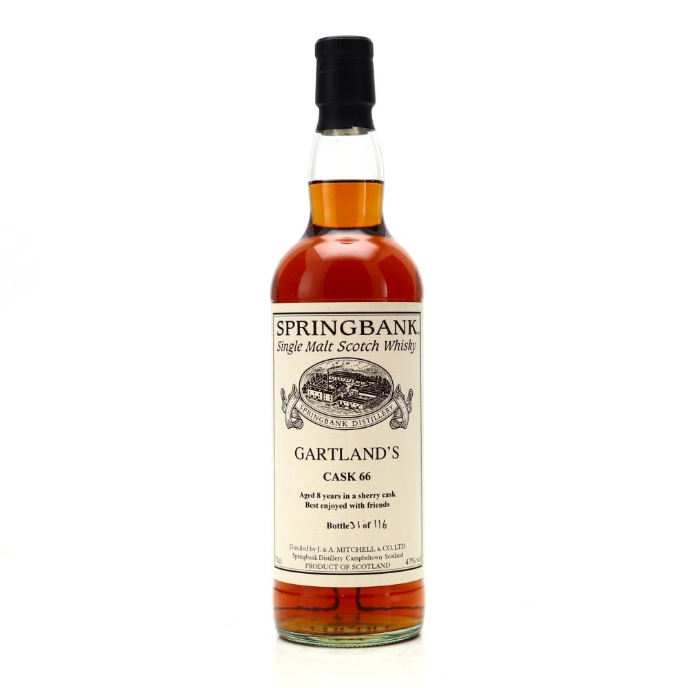 Springbank 8 Year Old Private Sherry Cask #66 / Gartland's