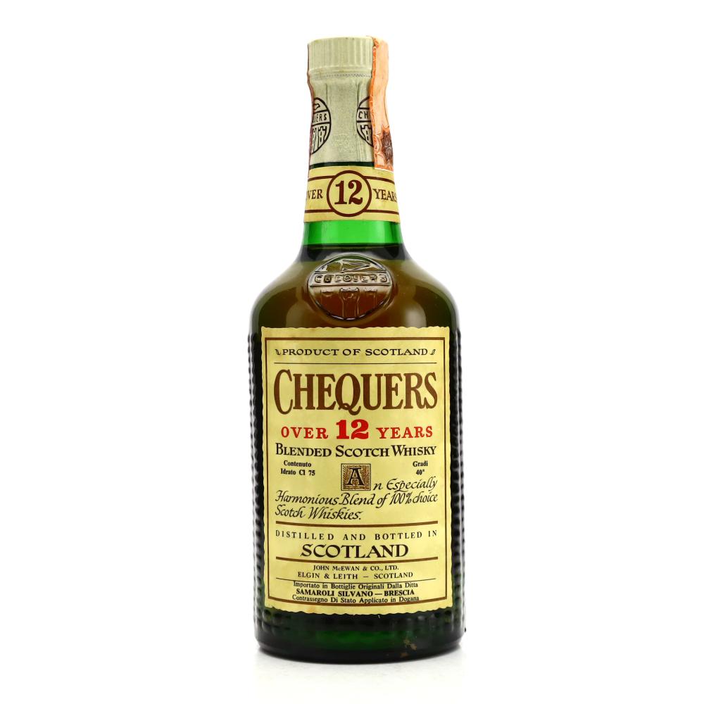 Chequers 12 Year Old Scotch Whisky 1970s / Samaroli Import