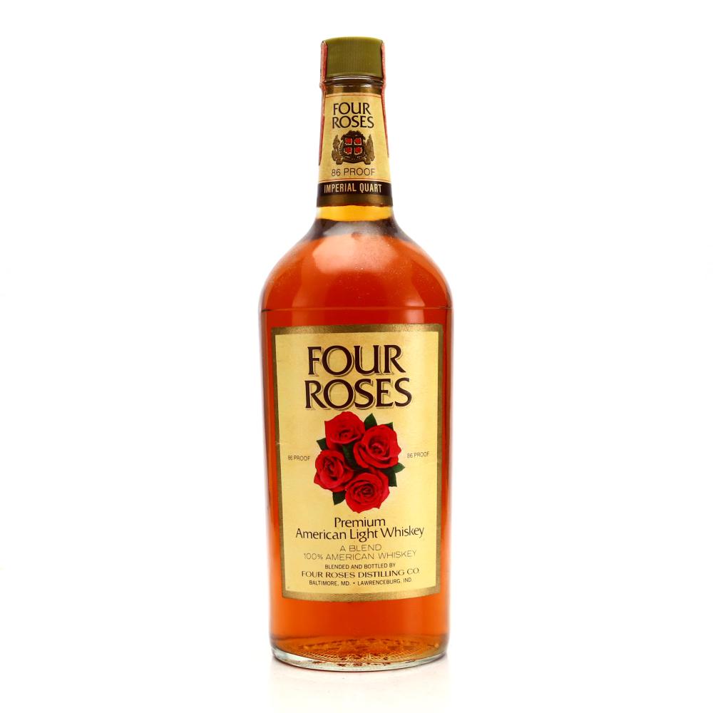 Four Roses Premium American Whiskey Quart 1974