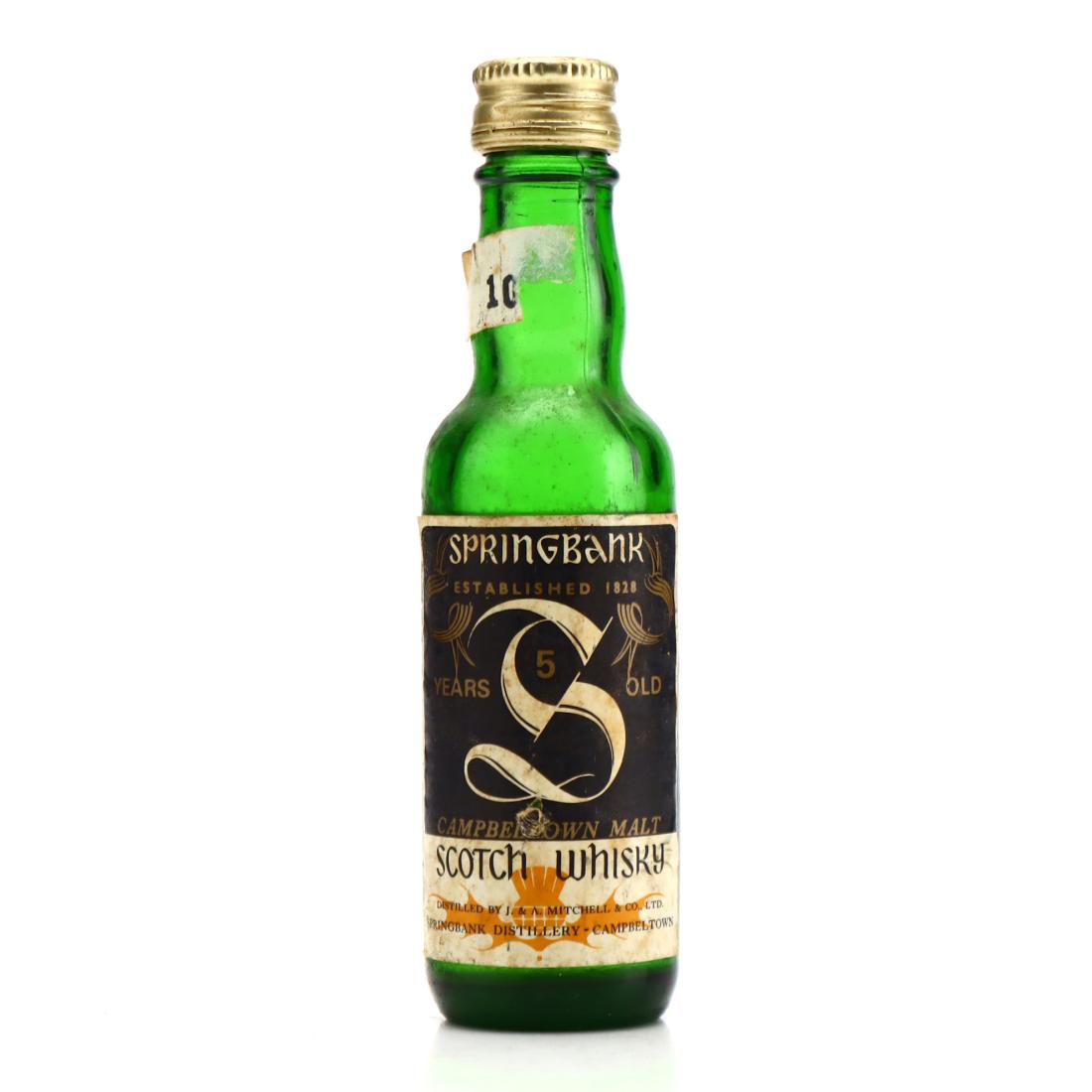 Springbank 12 Year Old Miniature 1980s