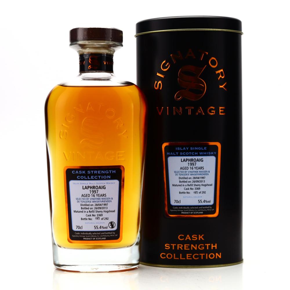 Laphroaig 1997 Signatory Vintage 16 Year Old Cask Strength / Vinothek Massen