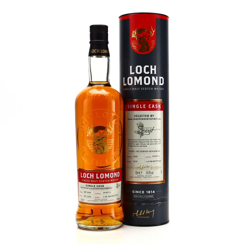 Loch Lomond 2008 Single Sauternes Cask #19/407-6 / Independent Spirit