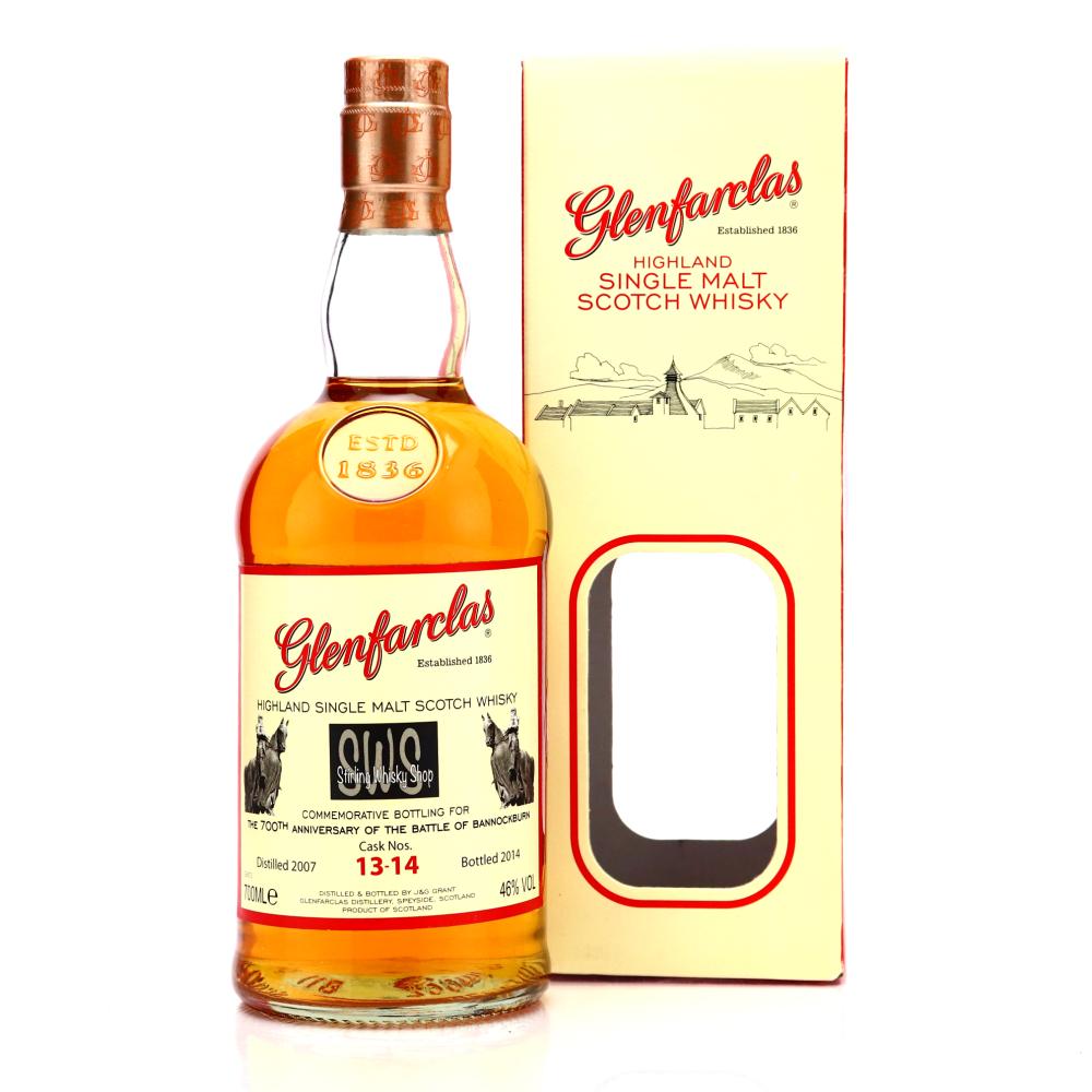 Glenfarclas 2007 Stirling Whisky Shop / 700th Anniversary of the Battle of Bannockburn