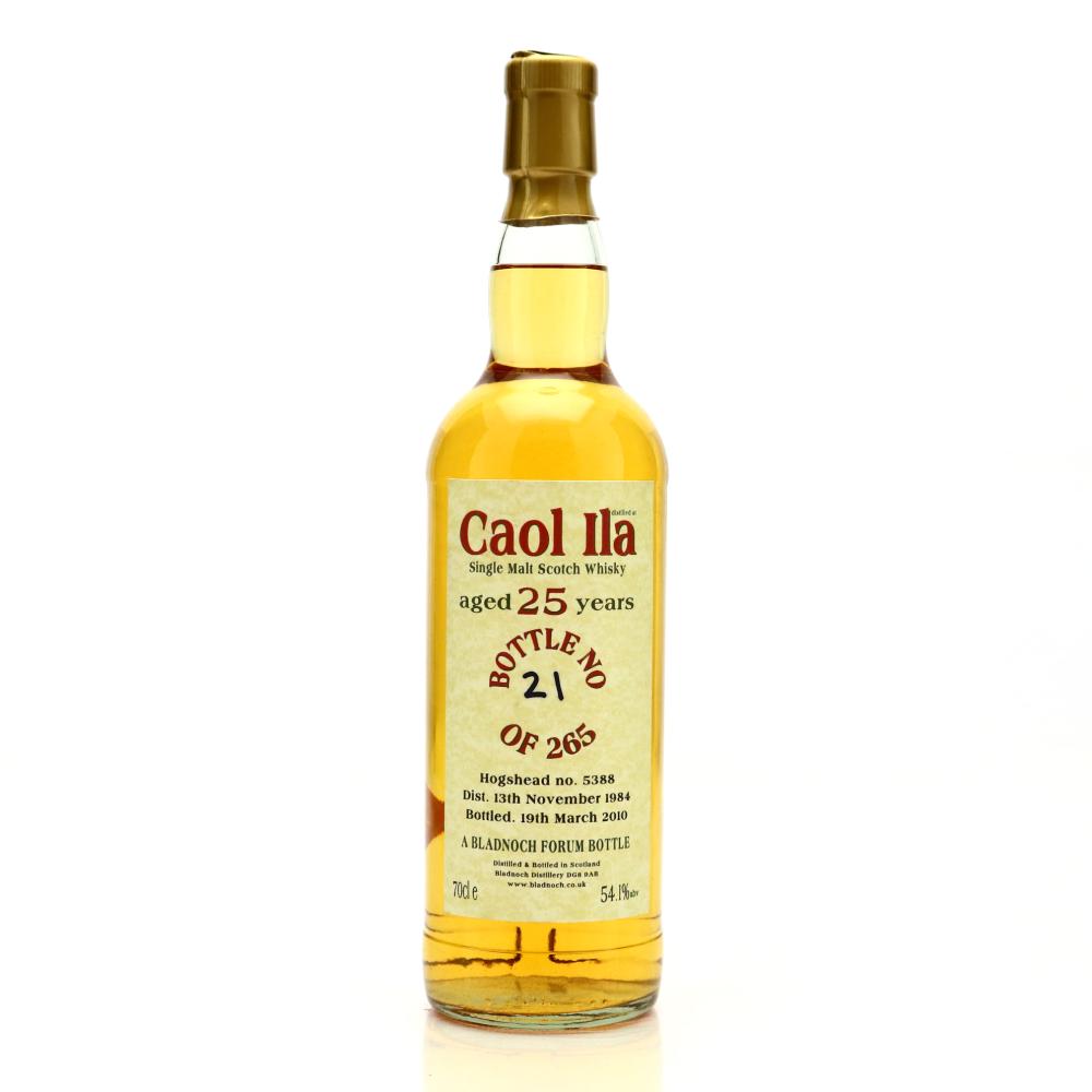 Caol Ila 1984 Bladnoch Forum 25 Year Old
