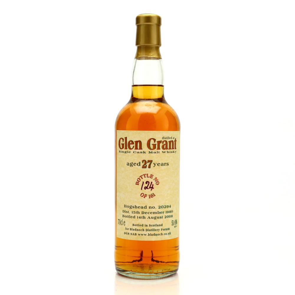 Glen Grant 1980 Bladnoch Forum 27 Year Old