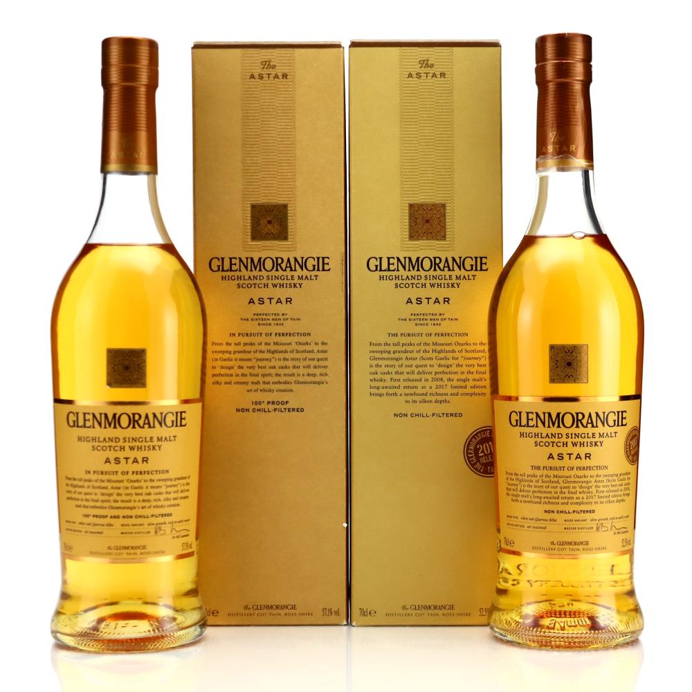 Glenmorangie Astar 2008 & 2017 Release 2 x 70cl
