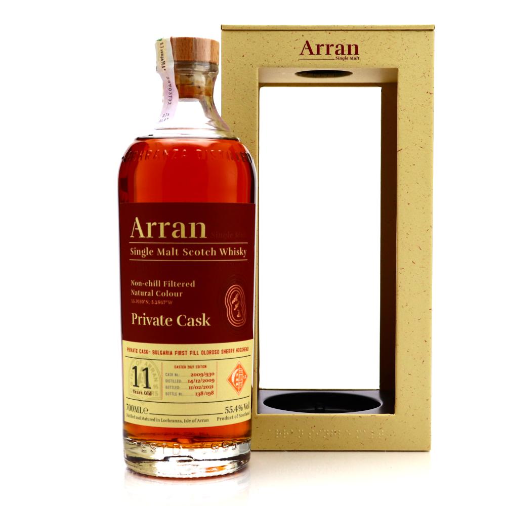 Arran 2009 Single Oloroso Cask 11 Year Old #930 / Bulgaria