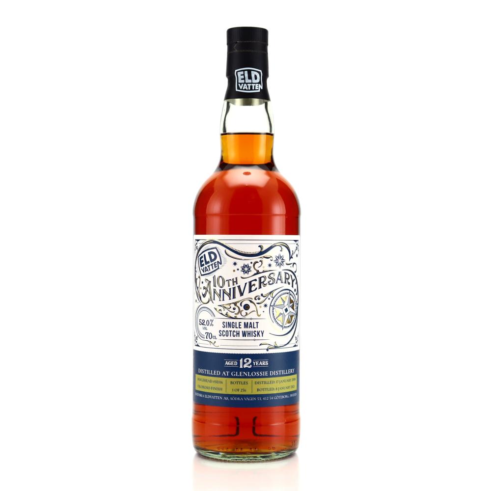 Glenlossie 2008 Svenska Eldvatten 12 Year Old / 10th Anniversary