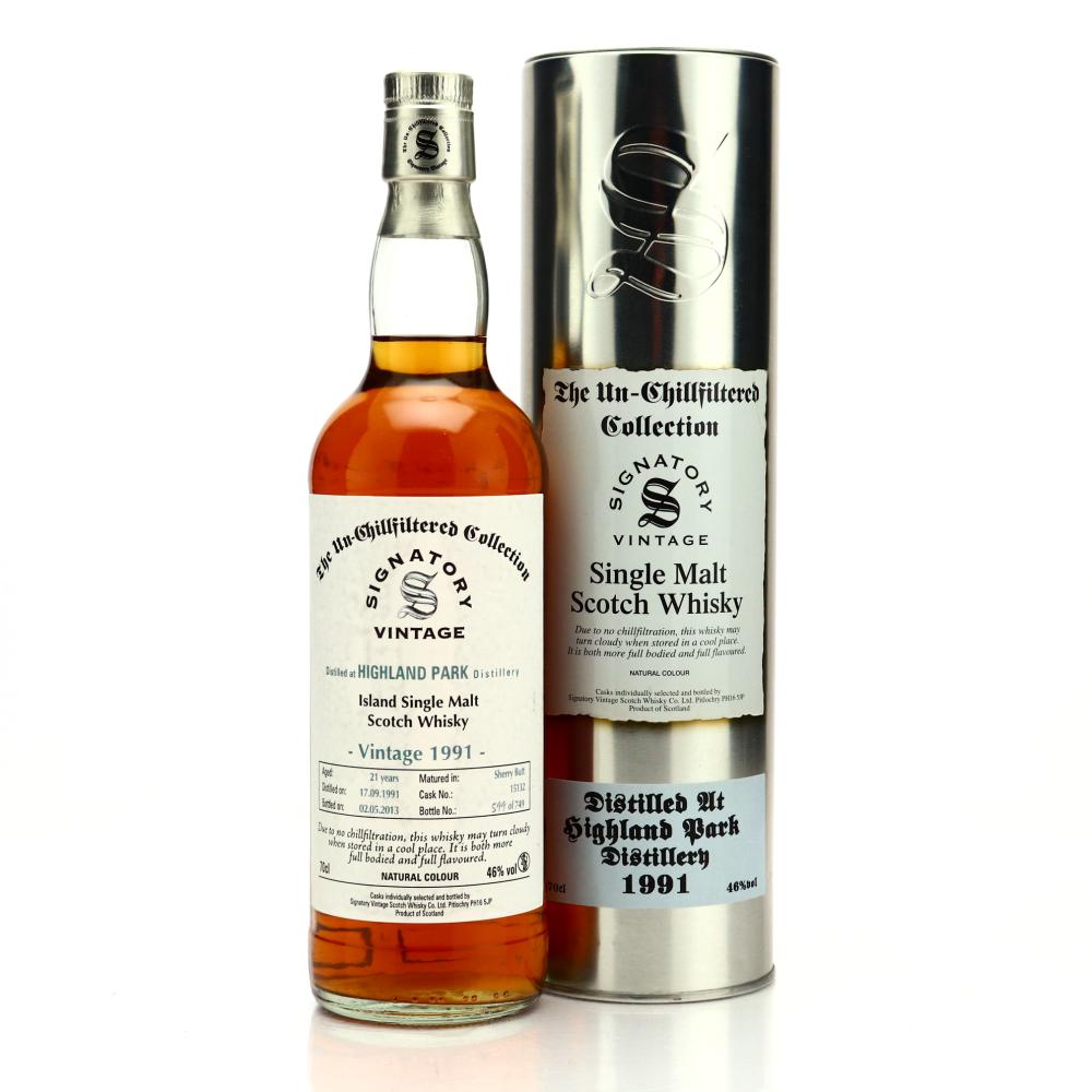 Highland Park 1991 Signatory Vintage 21 Year Old