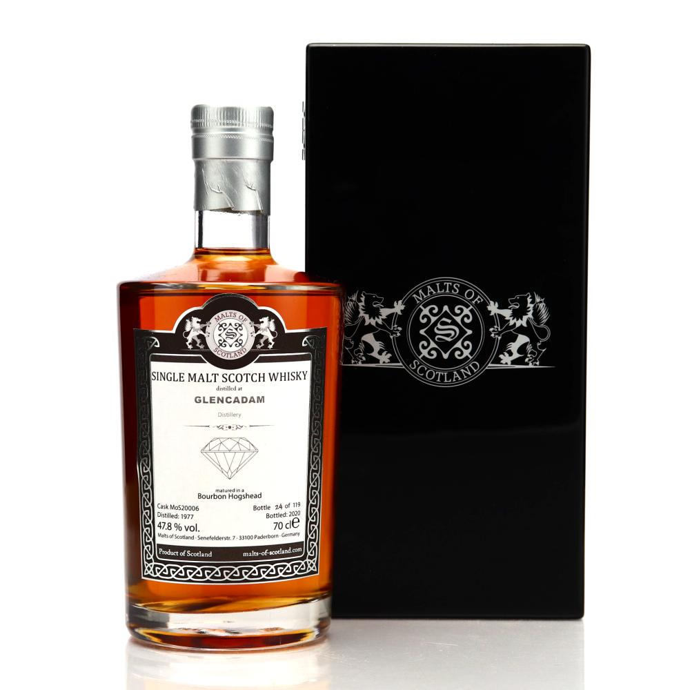 Glencadam 1977 Malts of Scotland Bourbon Hogshead