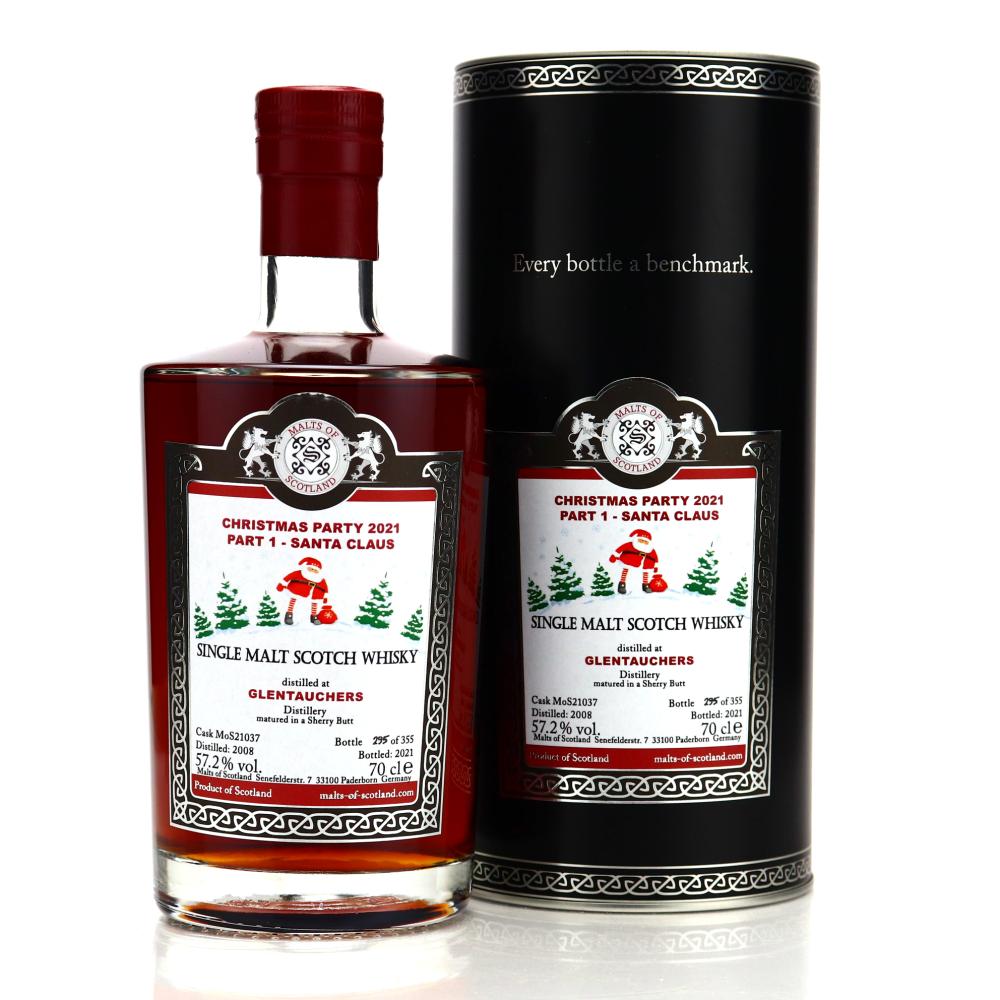Glentauchers 2008 Malts of Scotland Sherry Butt / Christmas Party 2021 Part.1