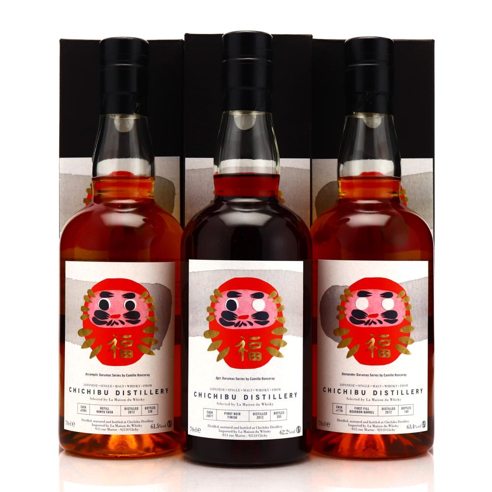 Chichibu 2012 Single Cask Darumas Series 3 x 70cl / LMDW