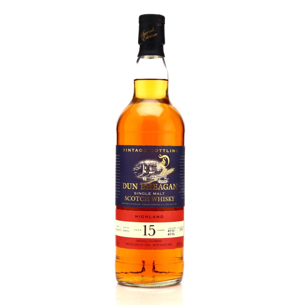 Highland Single Malt 1989 Dun Bheagan 15 Year Old